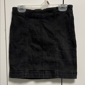 Free People Dark Charcoal Pencil Skirt Size 0